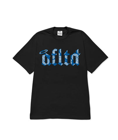 Afltd Halo(Black tee Blue designs)